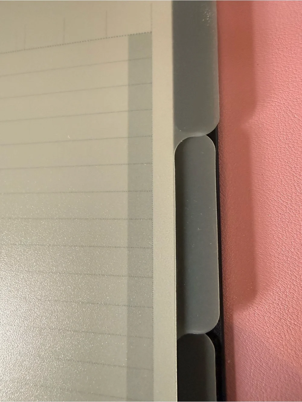 Levenger Red Leather Notebook w/upgraded circa discs - Picture 9 of 12